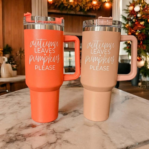 Autumn Leaves 40oz Fall Tumblers
