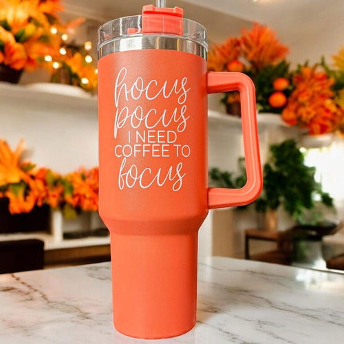 Hocus Pocus Halloween Tumbler 40oz