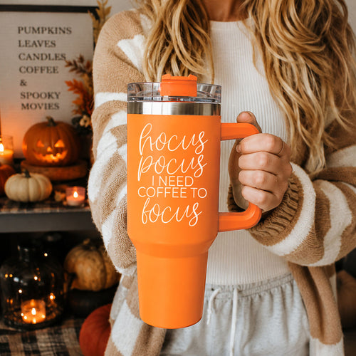 Hocus Pocus Halloween Tumbler 40oz