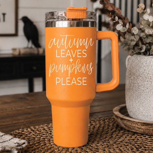 Autumn Leaves 40oz Fall Tumblers