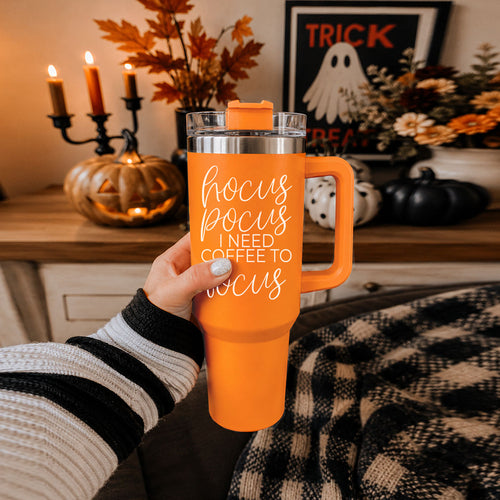 Hocus Pocus Halloween Tumbler 40oz