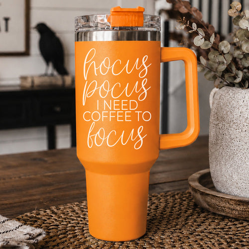 Hocus Pocus Halloween Tumbler 40oz